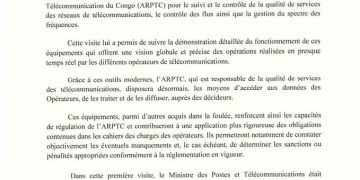 RDC : l’ARPTC renforce le contrôle des télécoms