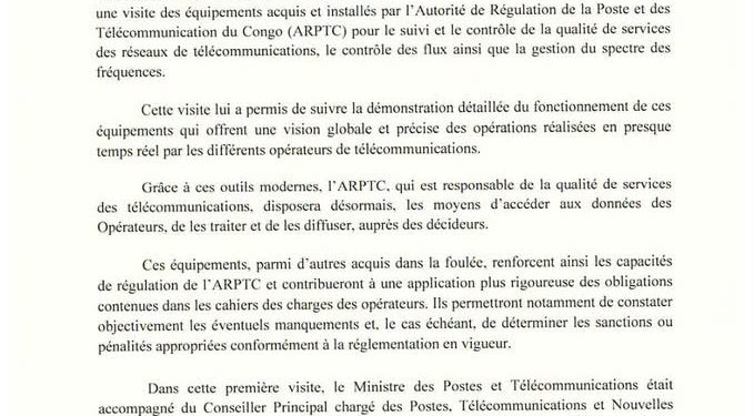 RDC : l’ARPTC renforce le contrôle des télécoms